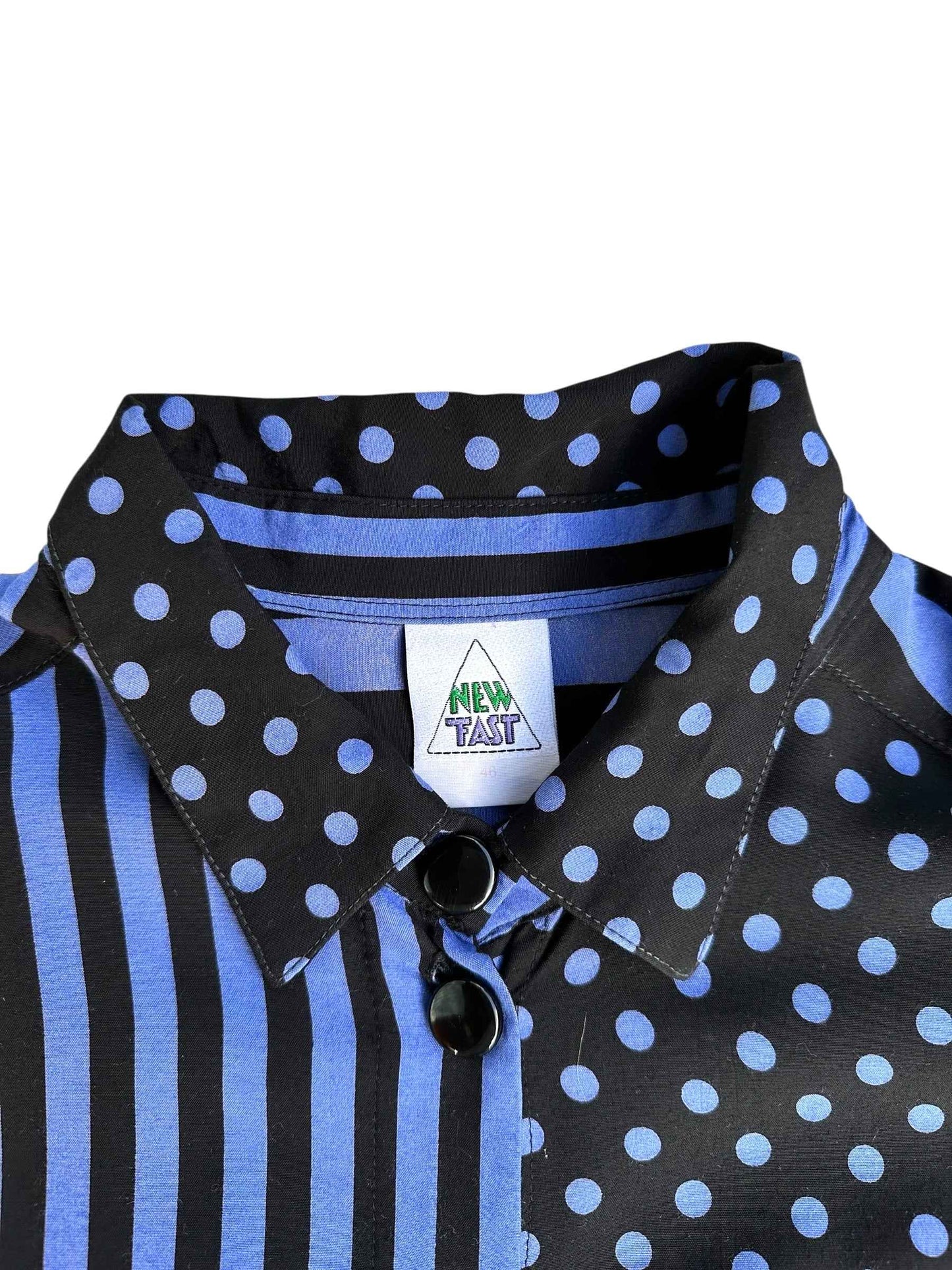 Camicia a righe e pois New Fast