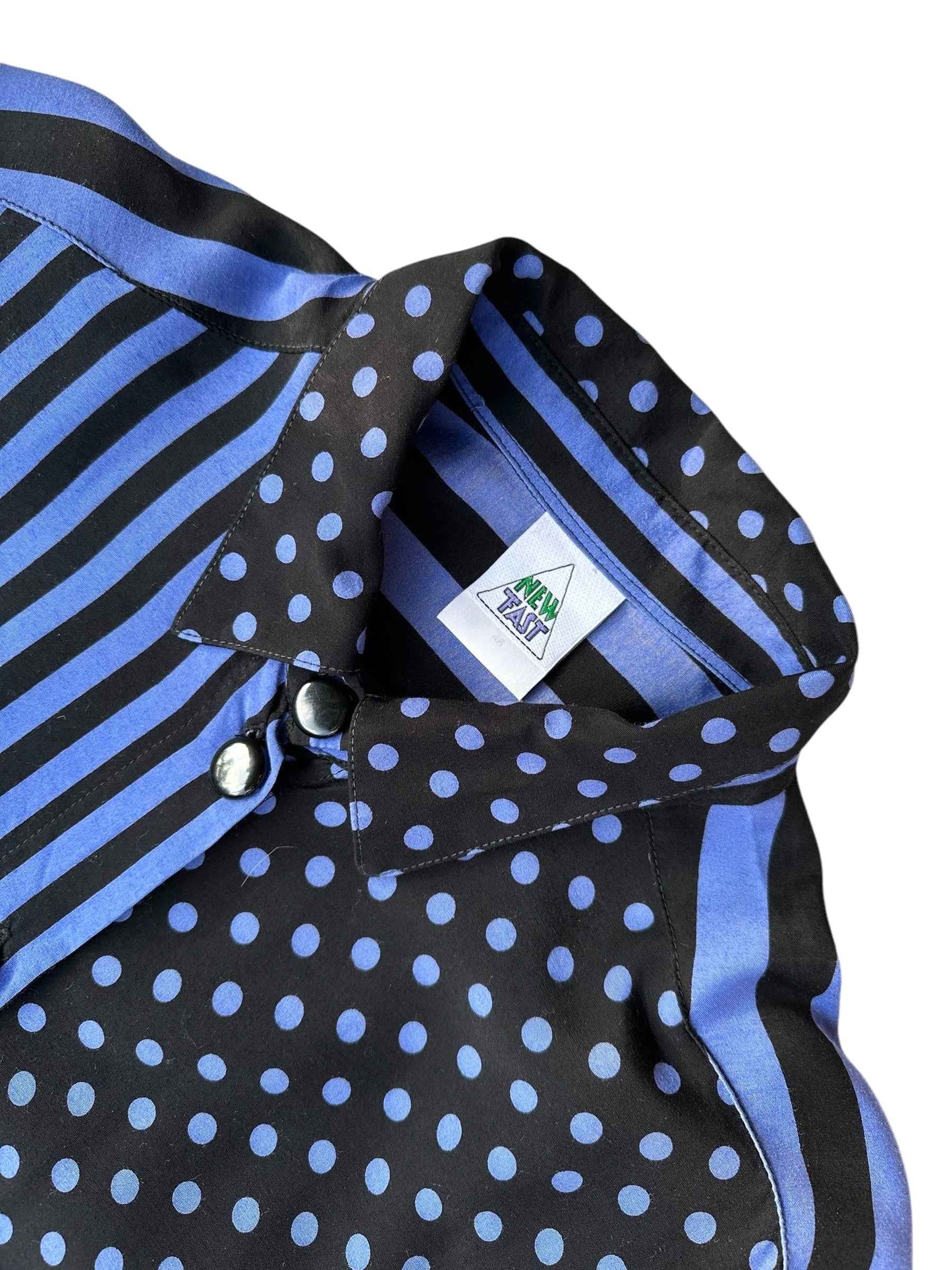 Camicia a righe e pois New Fast