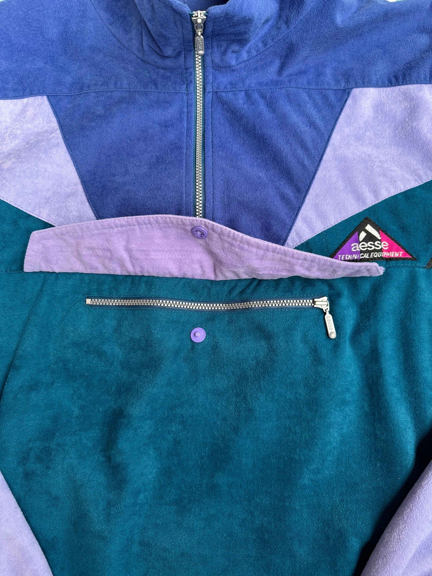 Felpa con zip Aesse