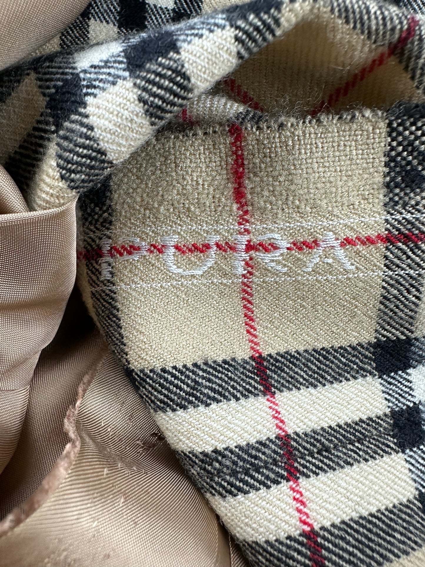 Burberry style women's skirt