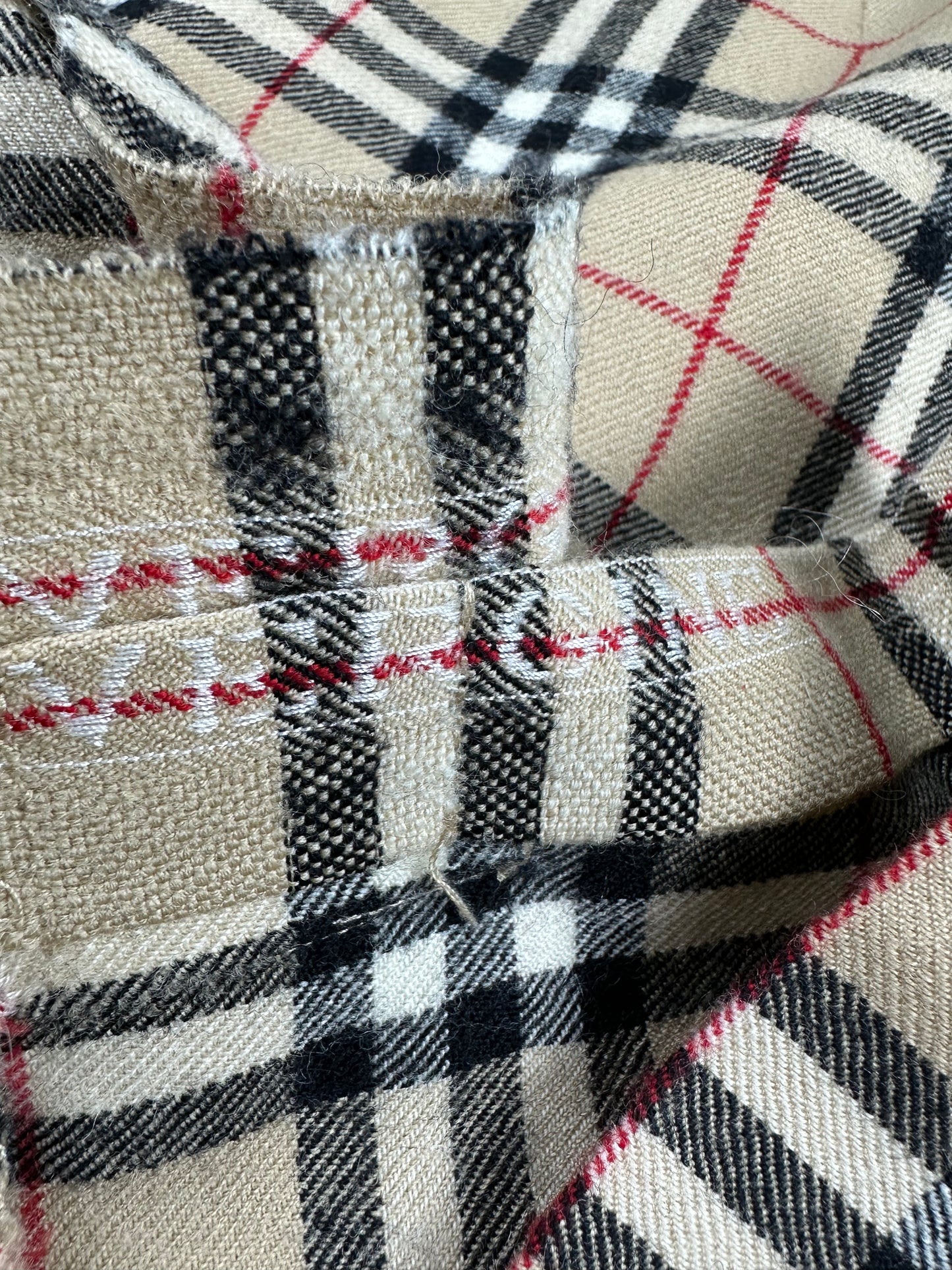 Burberry style women's skirt