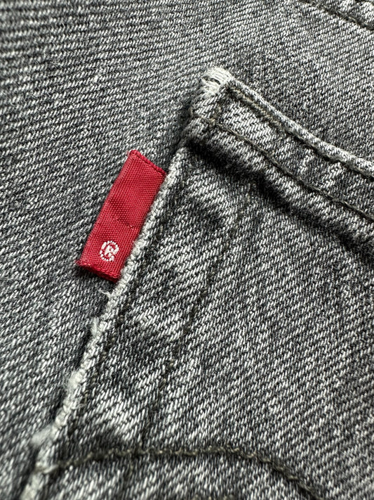 Jeans da donna Levi's 501 grigi– abbigliamento vintage - vestiti vintage