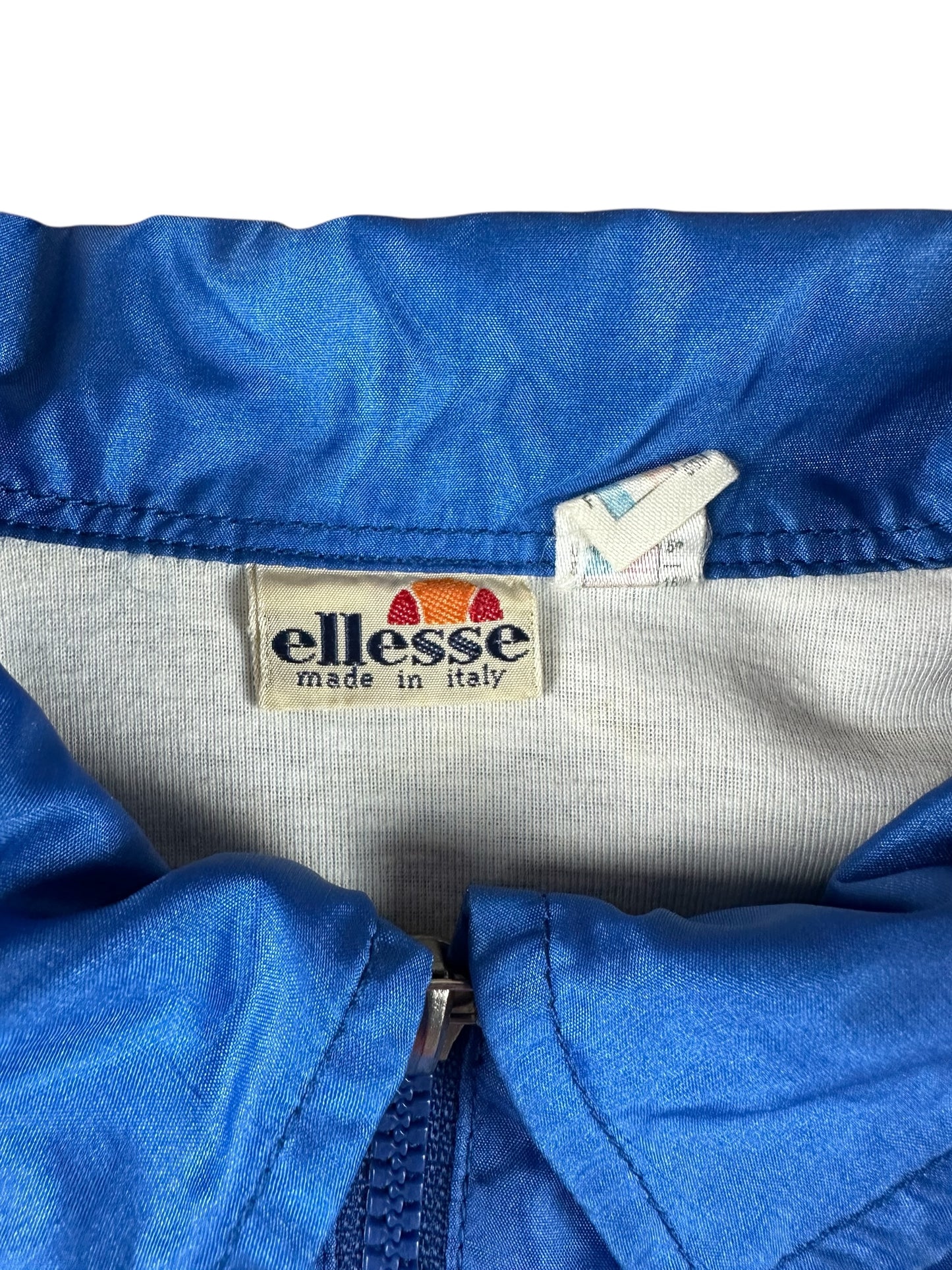 Ellesse - Chaqueta deportiva vintage de los 90, azul, talla 50