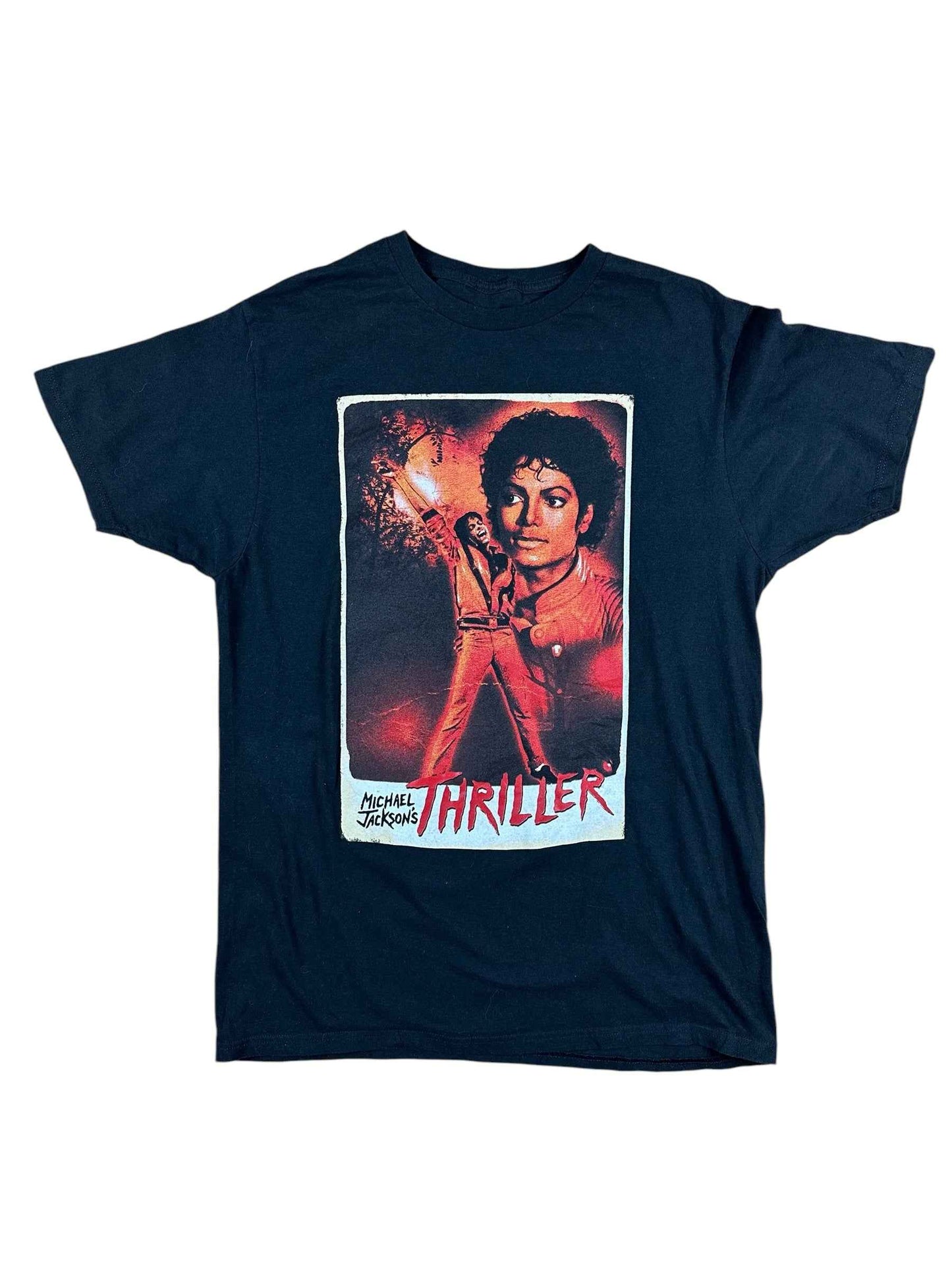 T-shirt Michael Jackson stampa Thriller