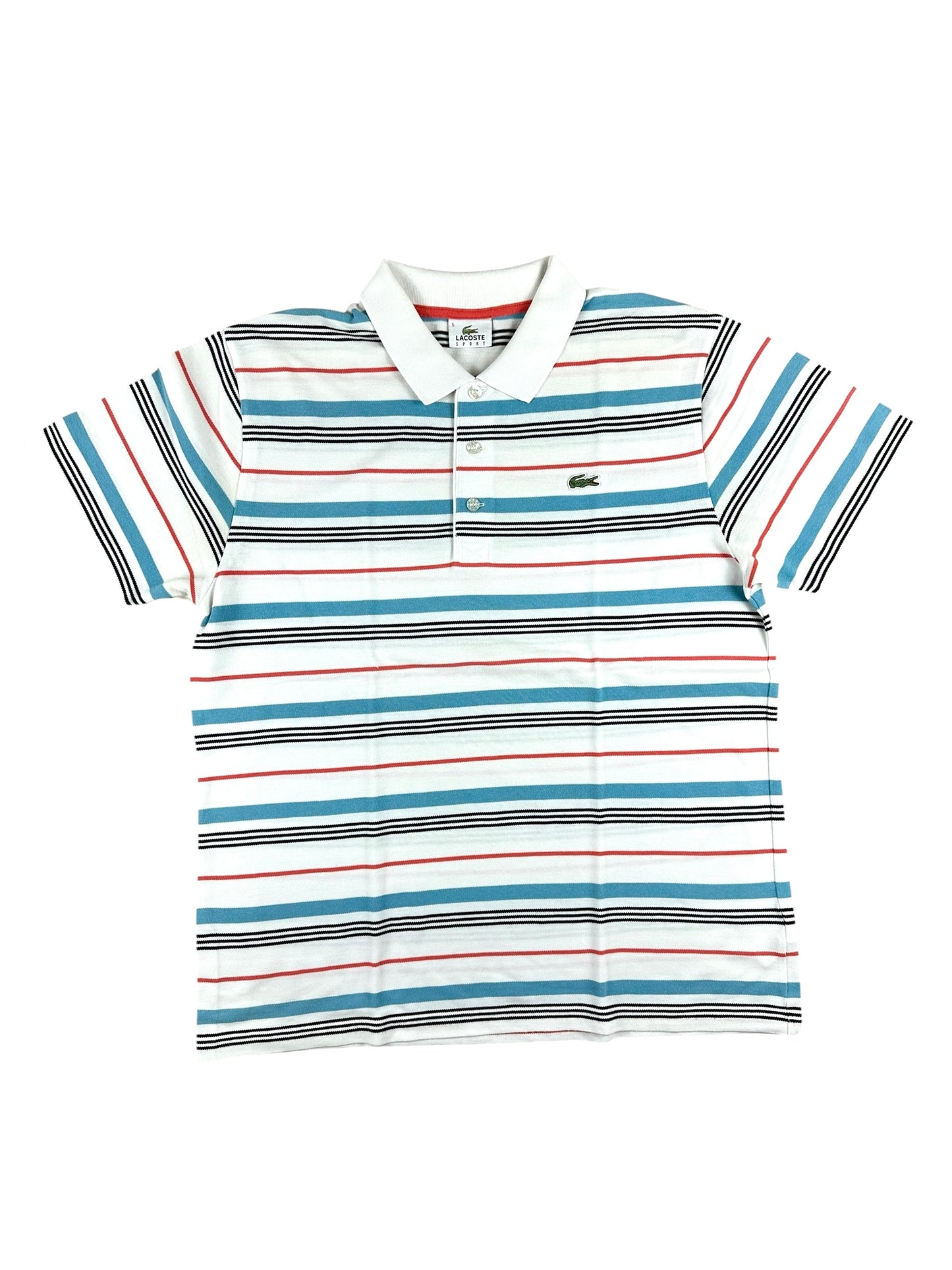 Polo Lacoste da uomo a righe
