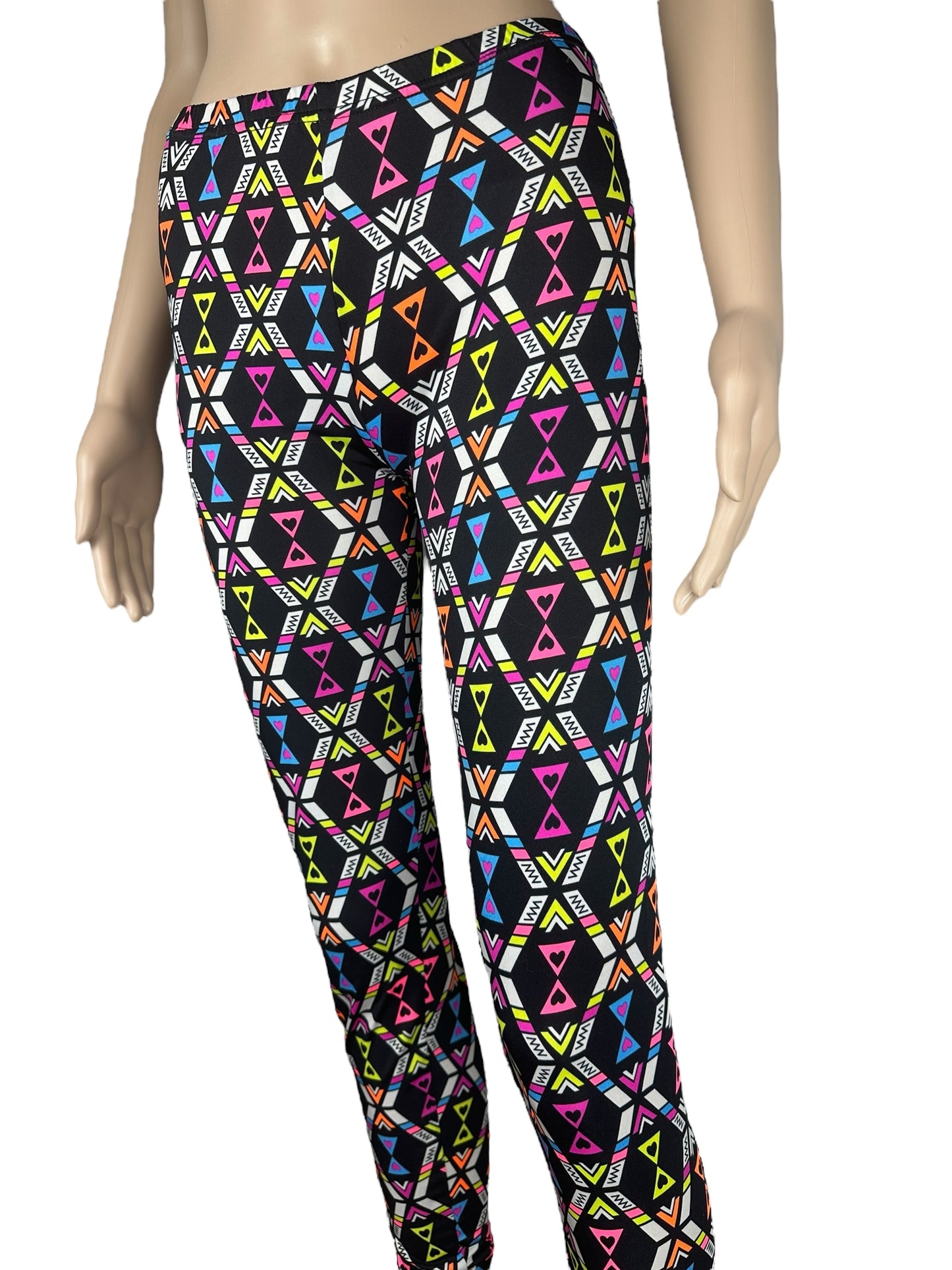 90s patterned leggings
