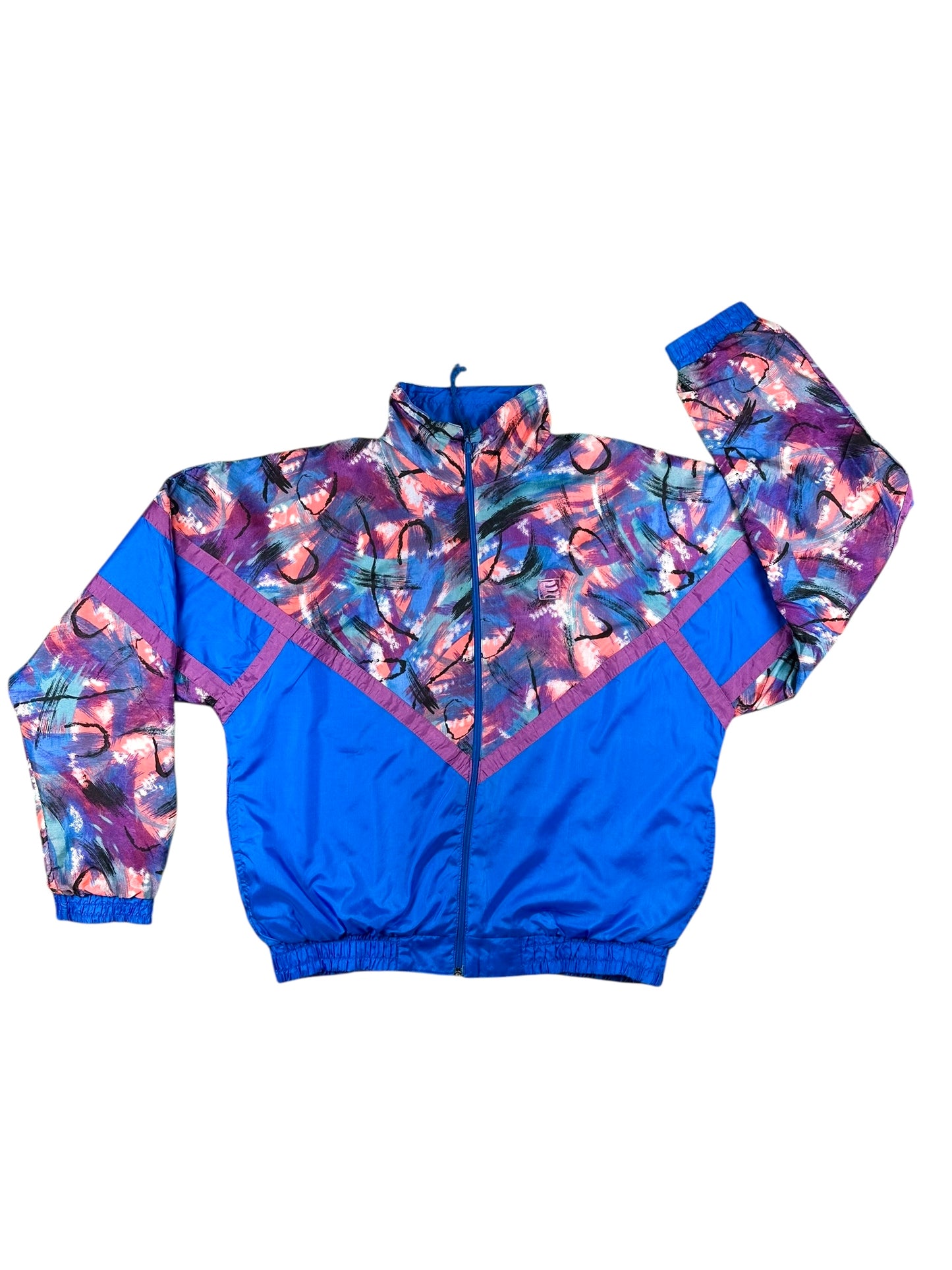 Emulate - Rompevientos estilo Miami vintage de los 90, talla XS (extragrande)