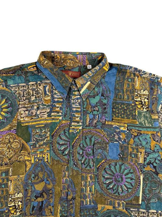 Camicia vintage uomo a fantasia Made in Italy - Dino Erre - Yup Vintage