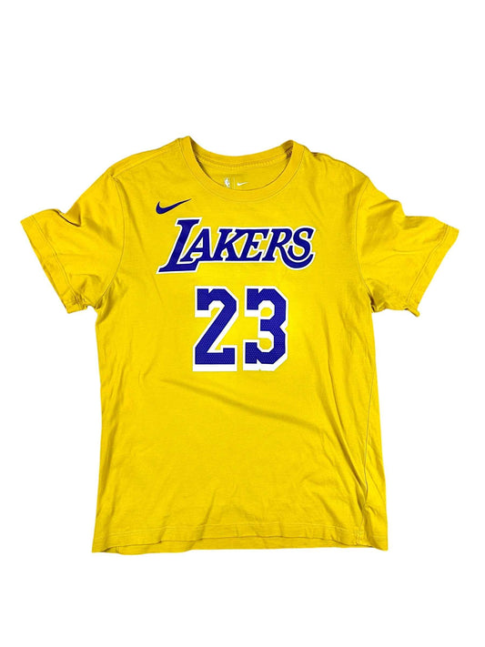 T-shirt Nike LeBron James Los Angeles Lakers– abbigliamento vintage - vestiti vintage