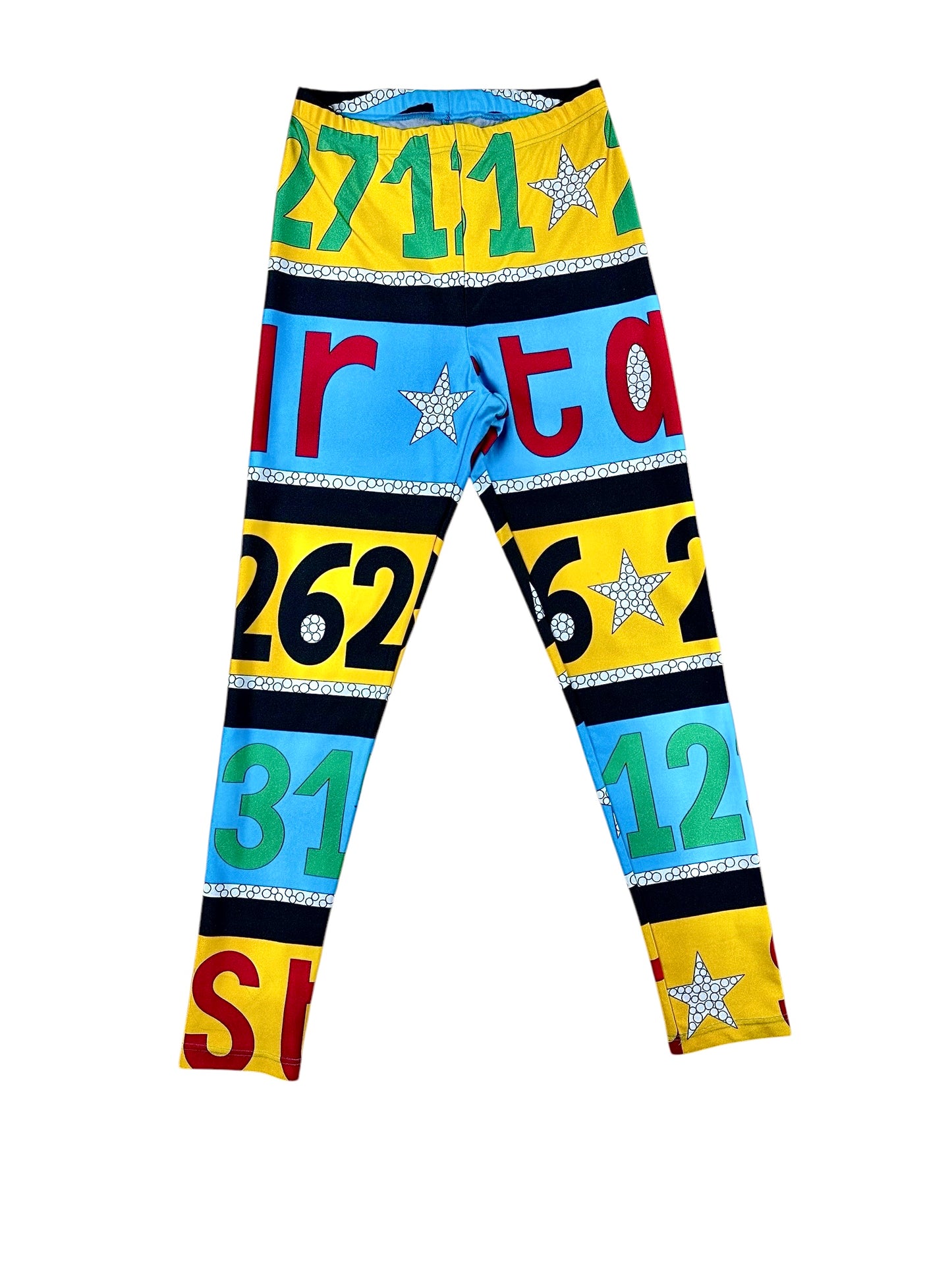 Leggings vintage anni '90 a fantasia
