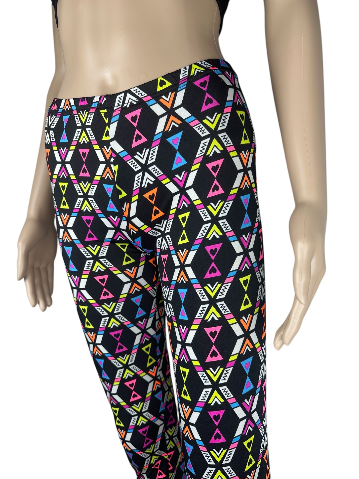 90s patterned leggings