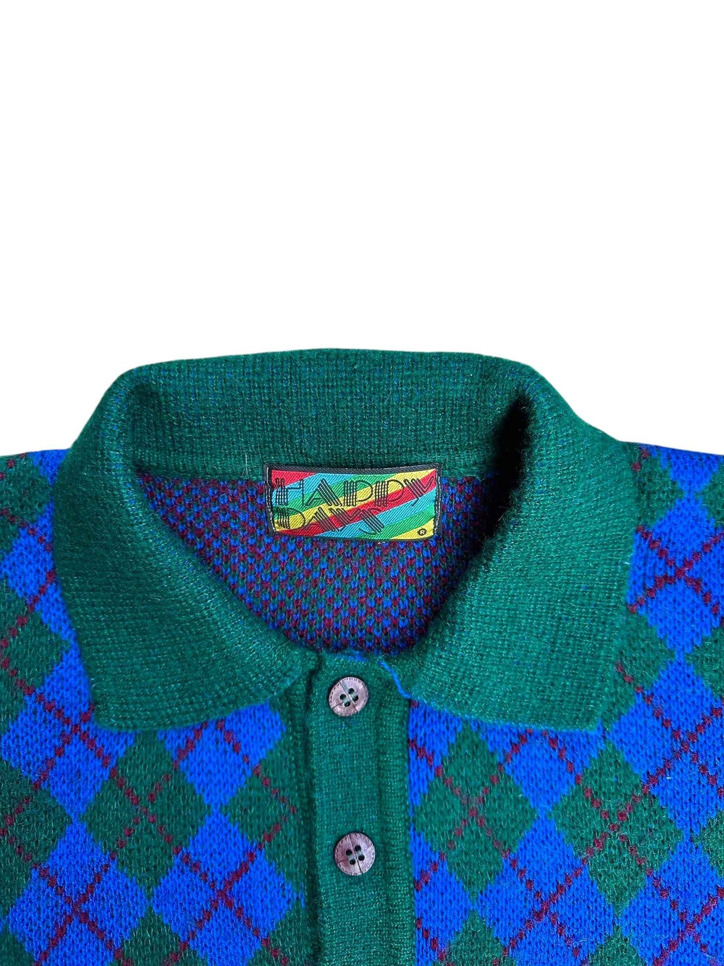 Maglione da uomo a rombi