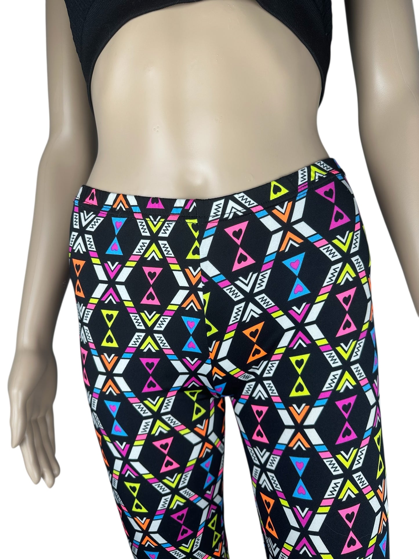 90s patterned leggings