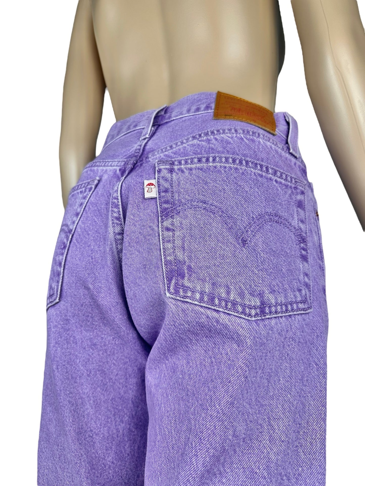 Vaqueros Levi's 501 morados para mujer