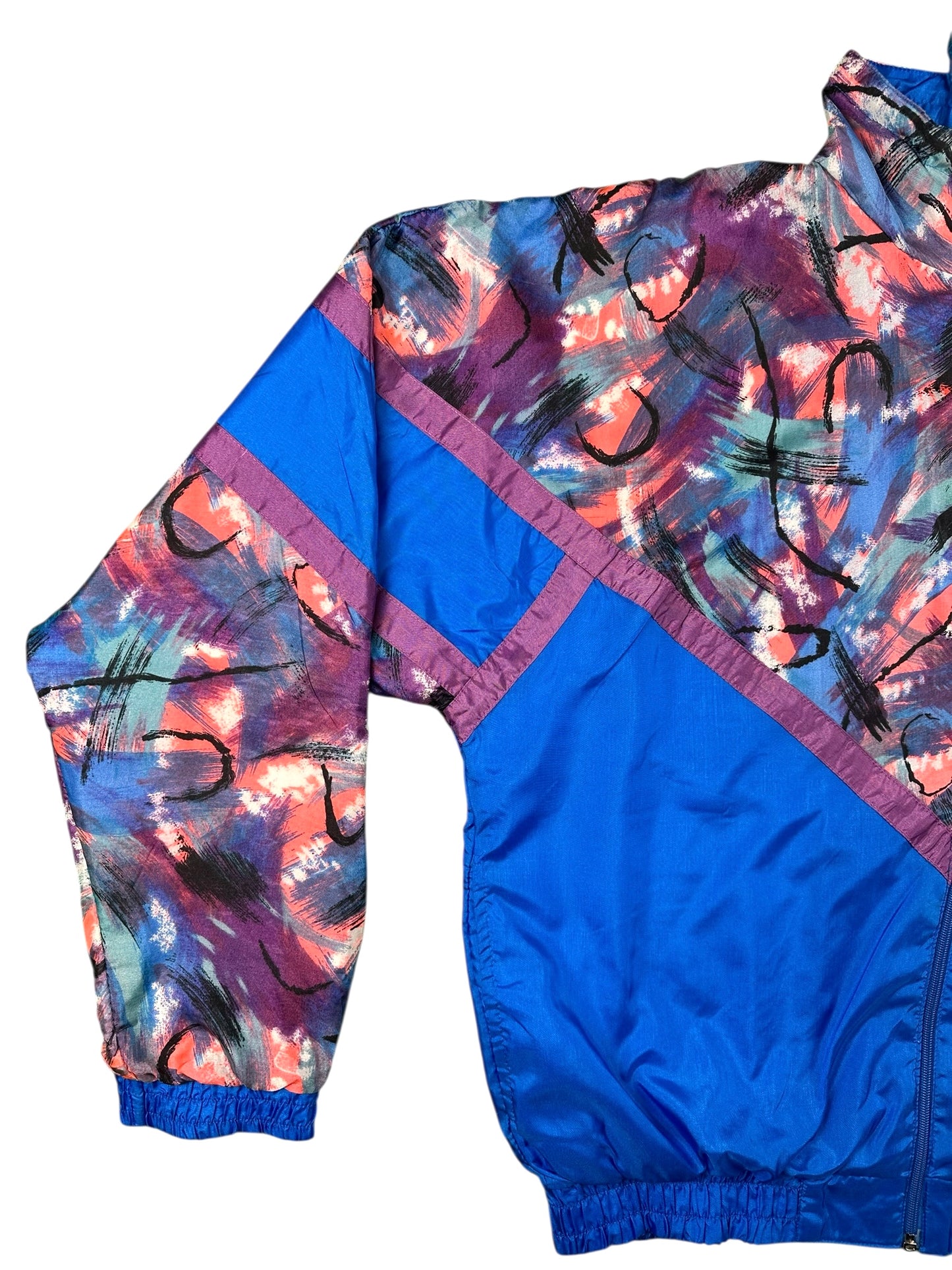 Emulate - Rompevientos estilo Miami vintage de los 90, talla XS (extragrande)