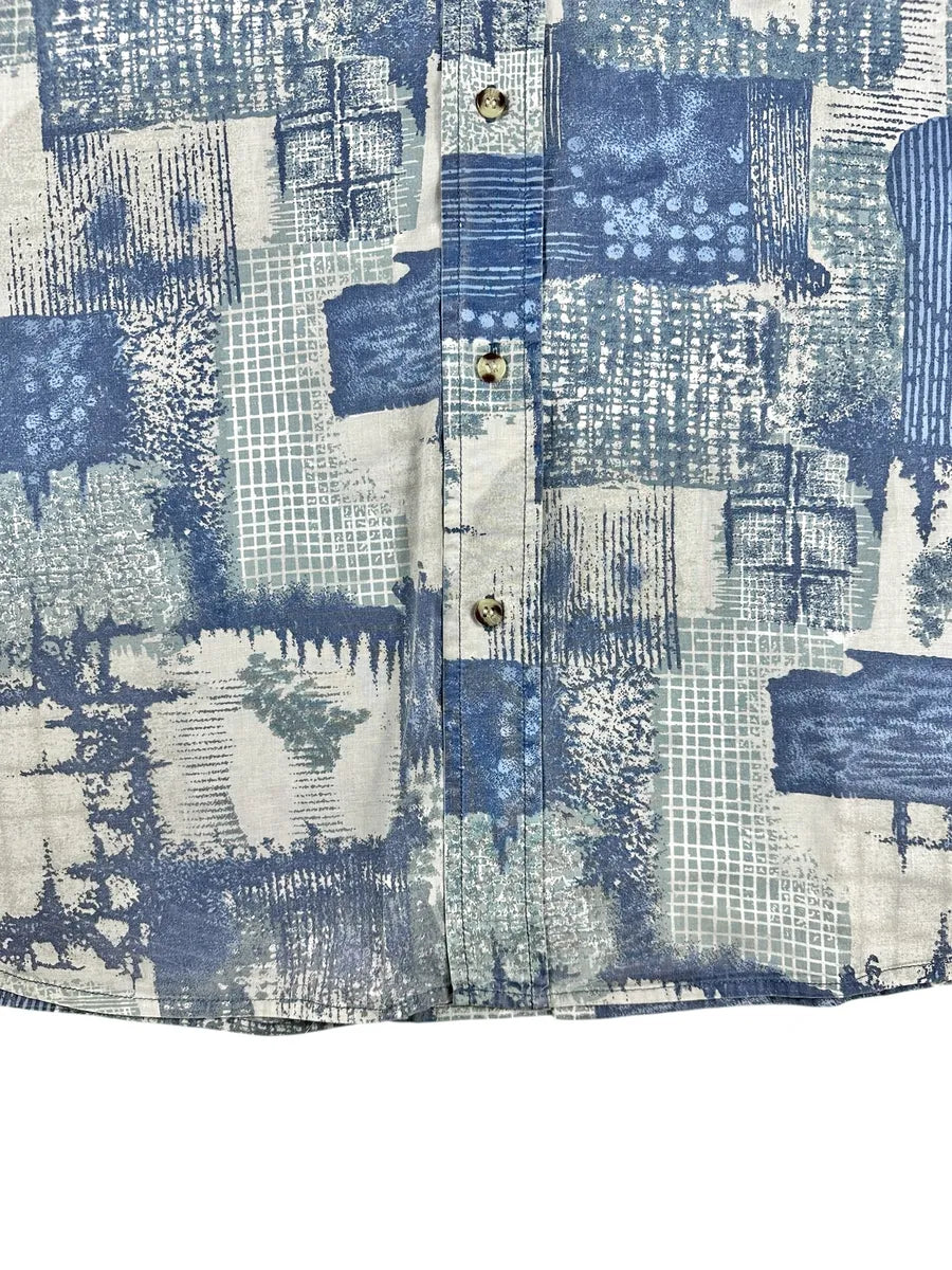 Camicia vintage da uomo a fantasia anni 90