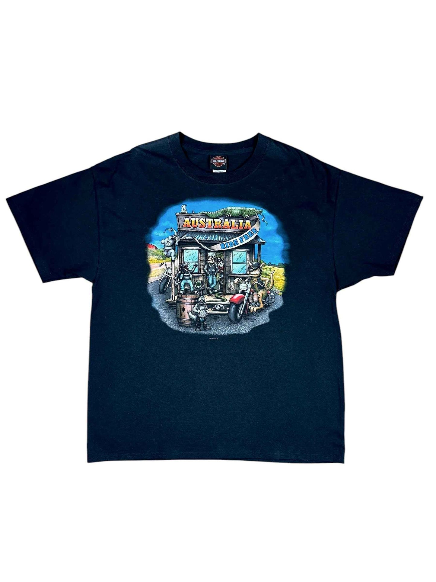 T-shirt nera Harley-Davidson