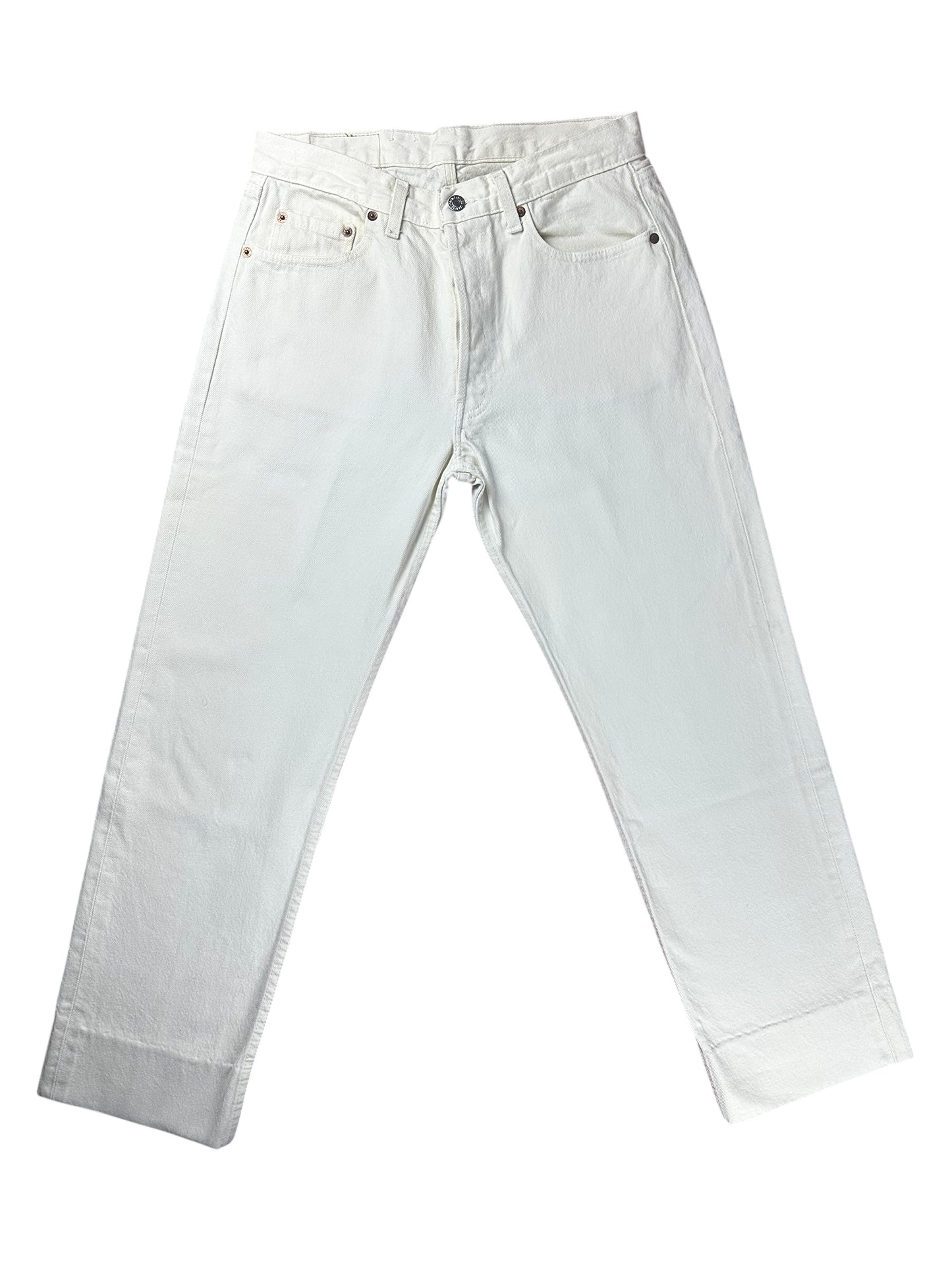 Vaqueros Levi's 501 para hombre en color blanco