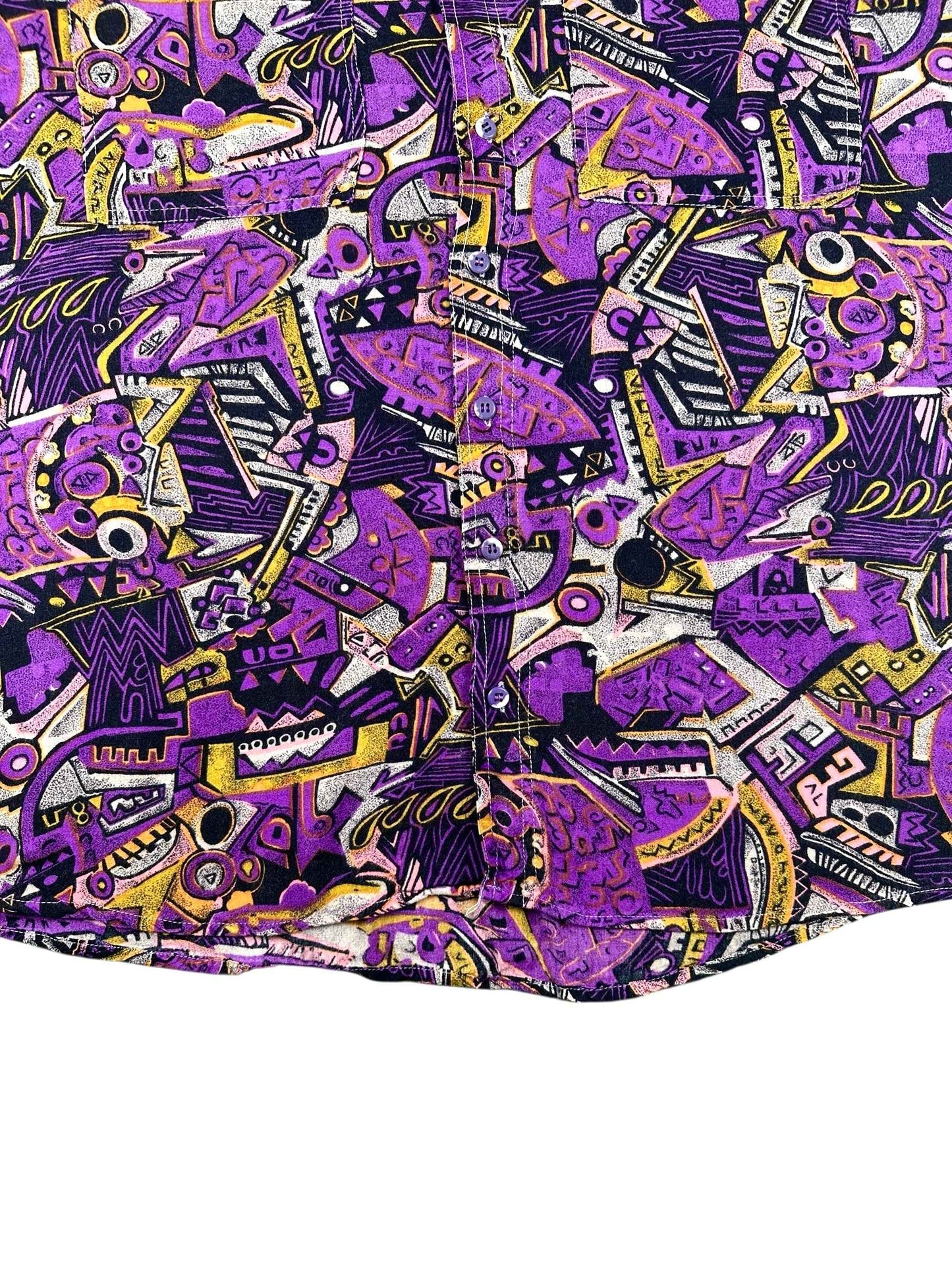 Camicia da uomo anni '90 a fantasia