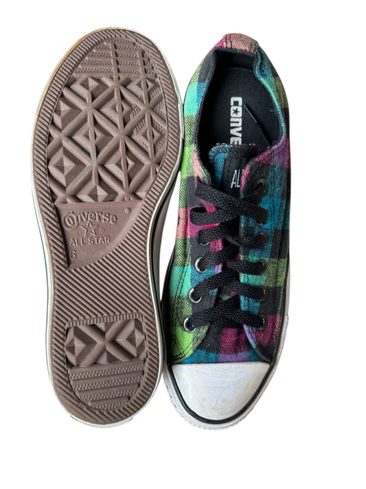 Converse All Star basse a quadri– abbigliamento vintage - vestiti vintage