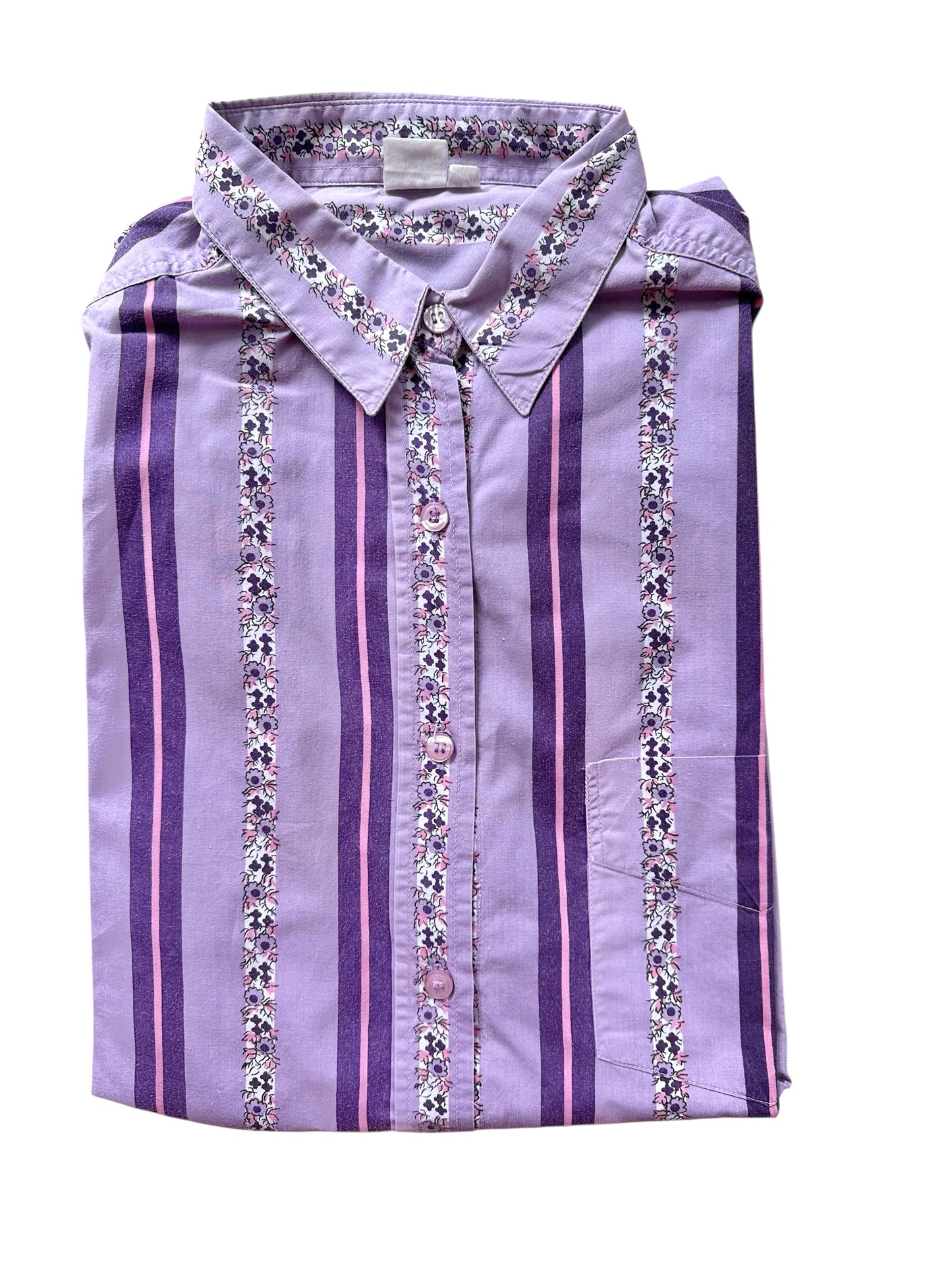 Camisa con estampado floral para mujer