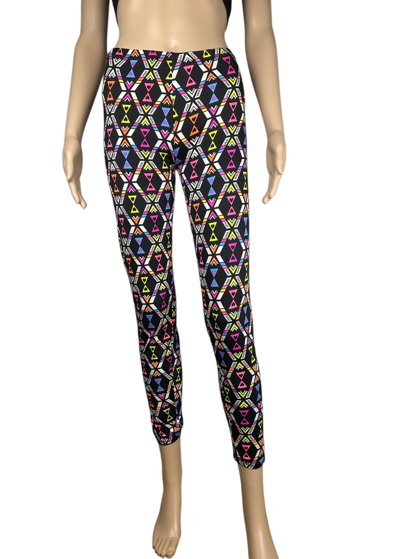 90s patterned leggings