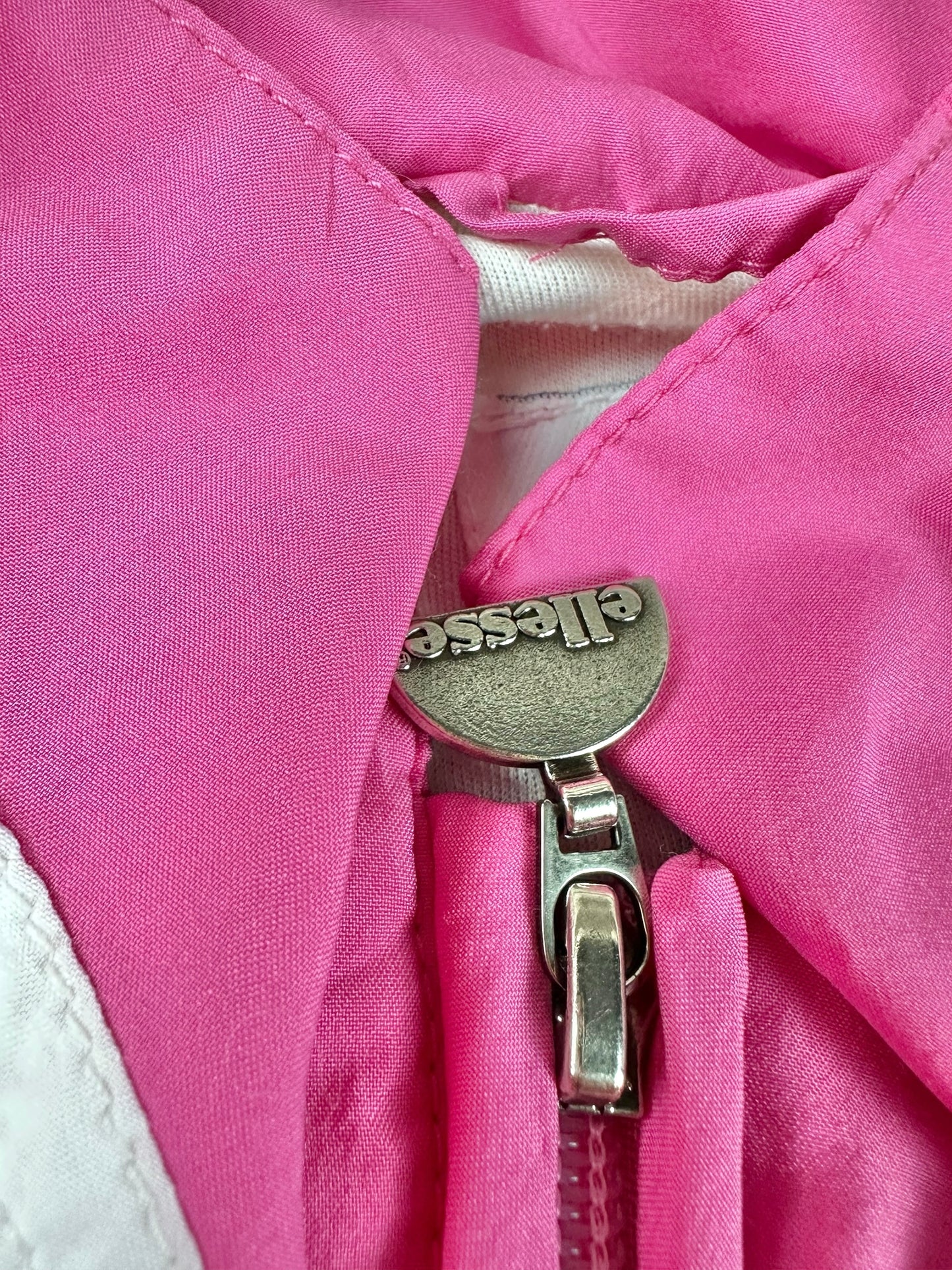 Ellesse - Mono de una pieza vintage rosa de los años 90, talla S/M