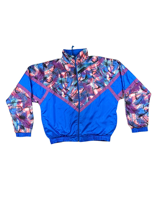 Emulare - windbreaker vintage anni ’90 Miami style taglia XS (oversize)– abbigliamento vintage - vestiti vintage
