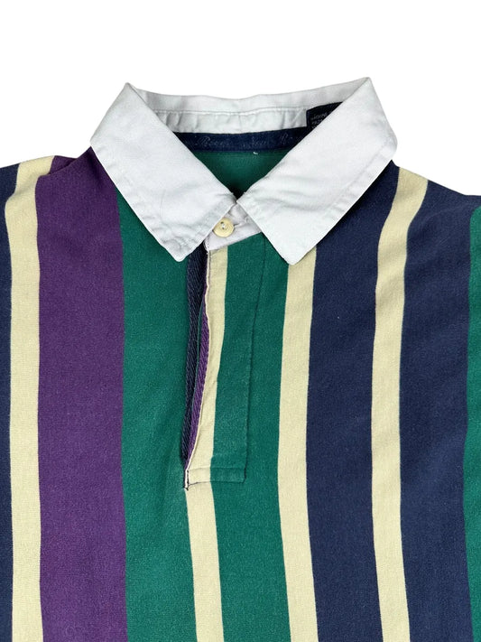 Polo vintage a maniche lunghe da uomo