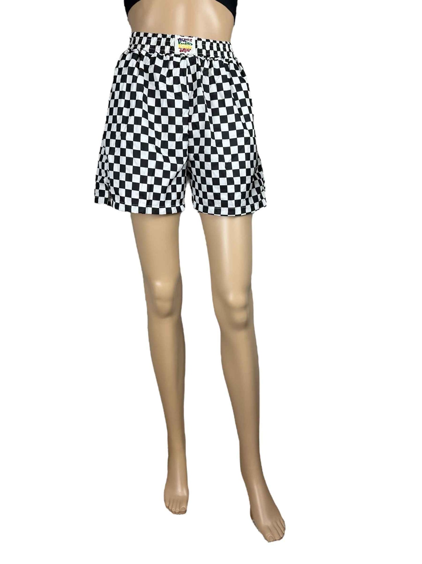 Shorts da donna a scacchi