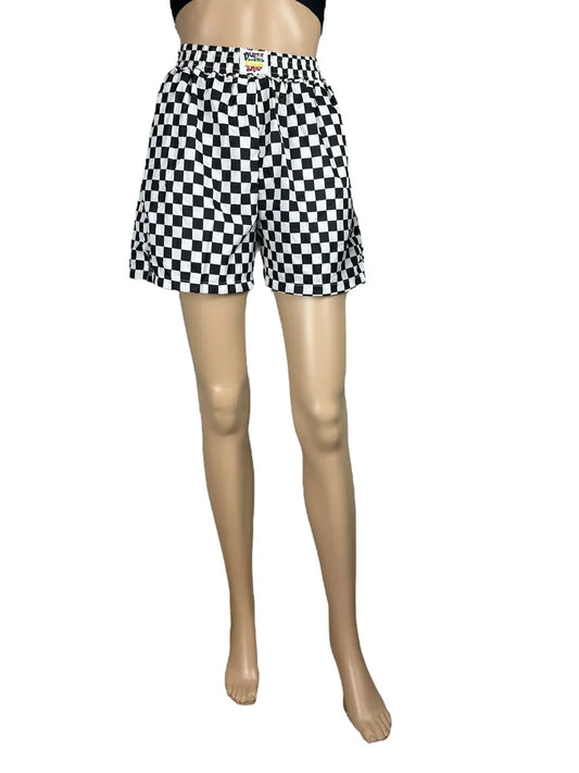 Shorts da donna a scacchi