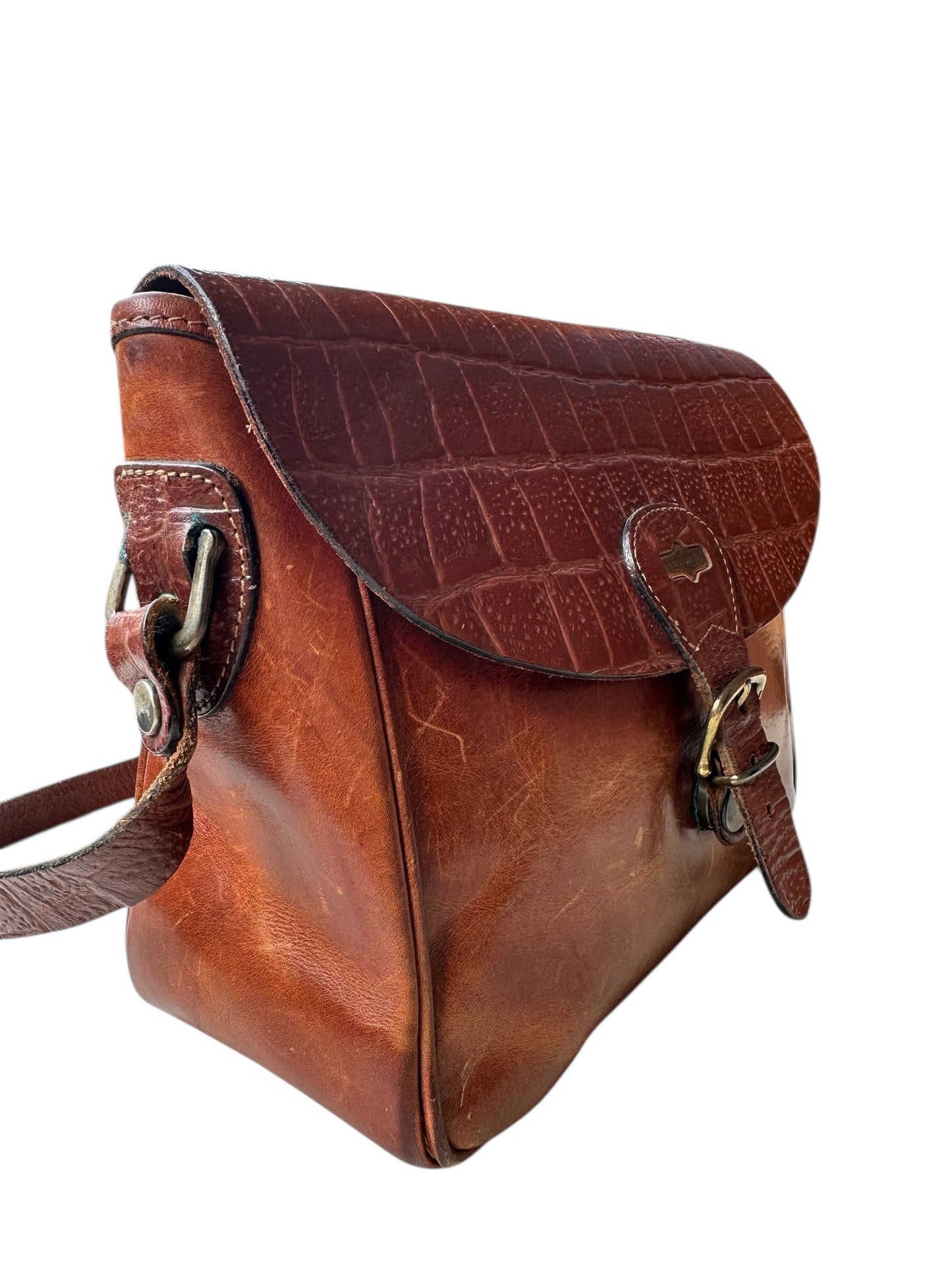 Borsa vintage firmata El Campero vista laterale