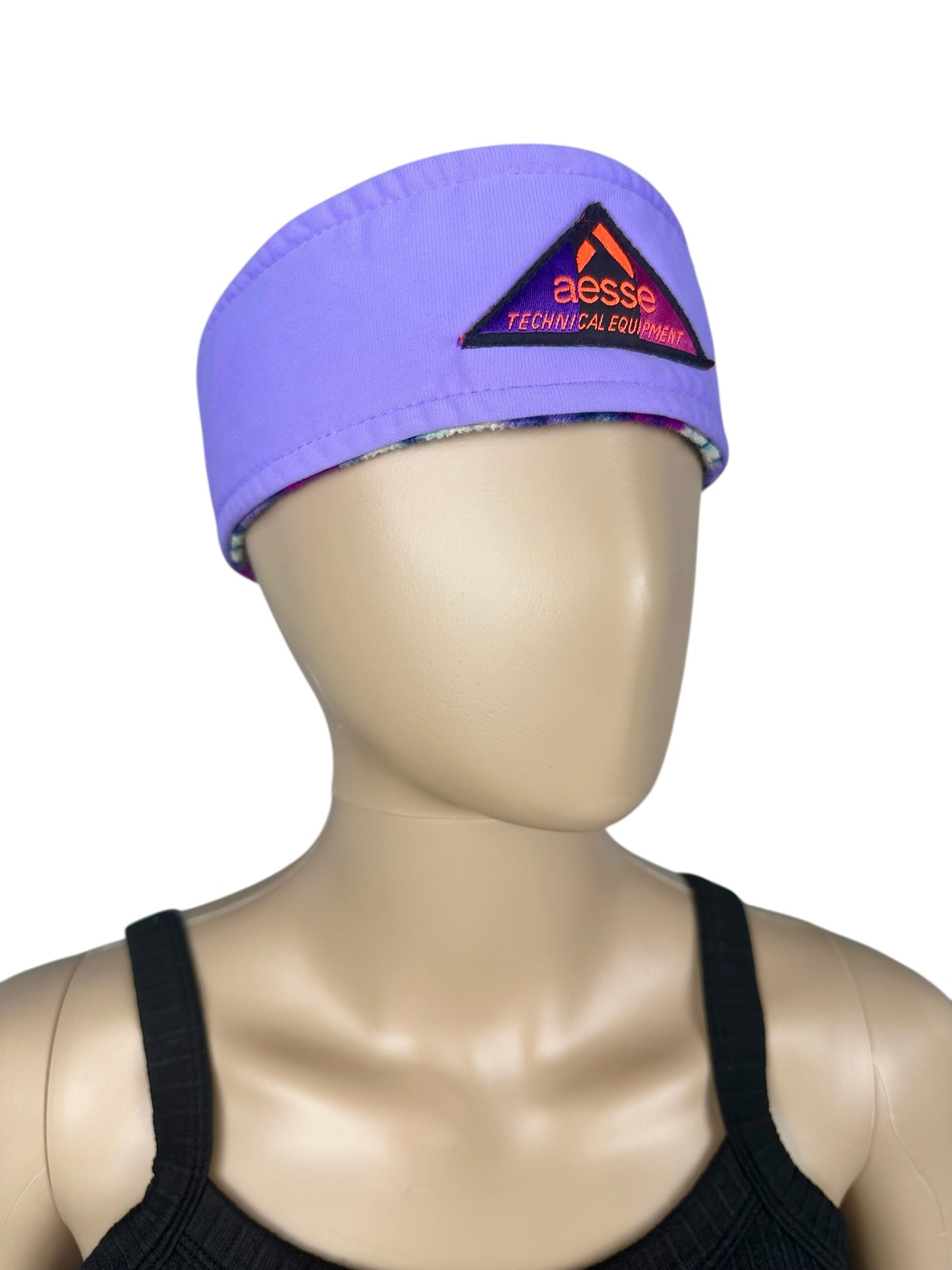 Aesse 90s double-sided fleece headband