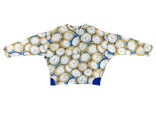 Felpa da donna Malizia a fantasia– abbigliamento vintage - vestiti vintage