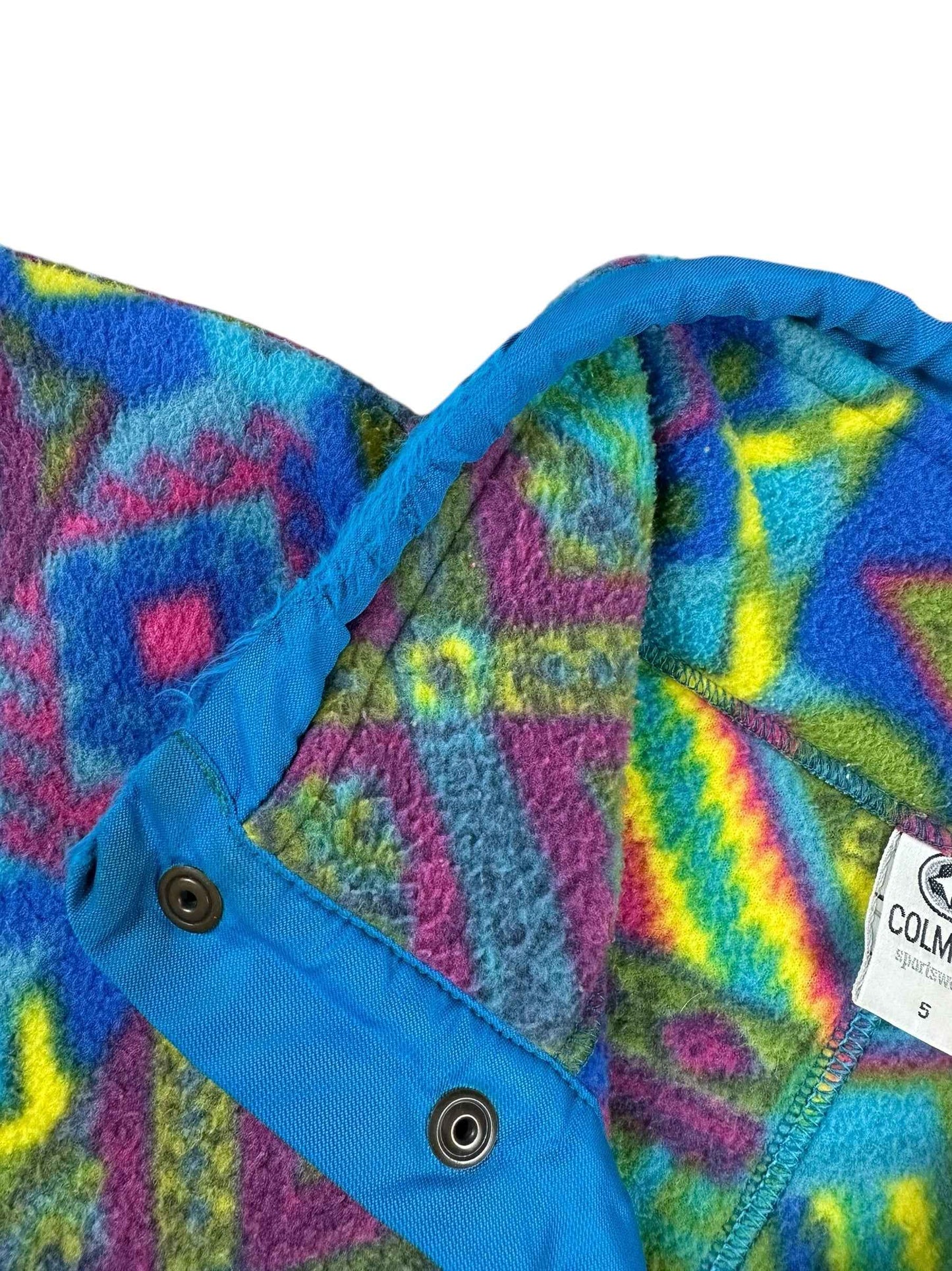 Pile vintage Colmar anni ’90 a fantasia geometrica