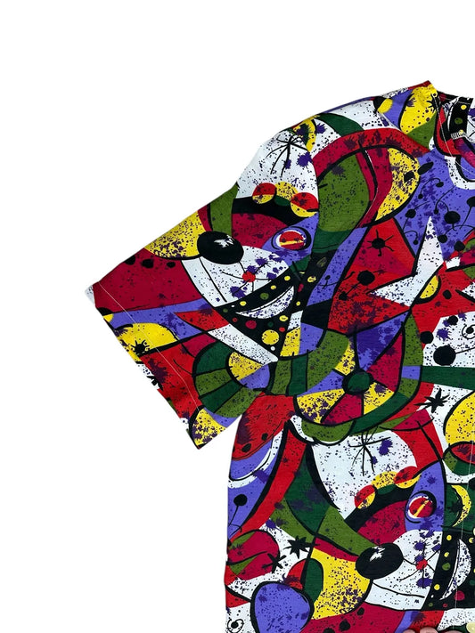 Camicia vintage a fantasia da donna