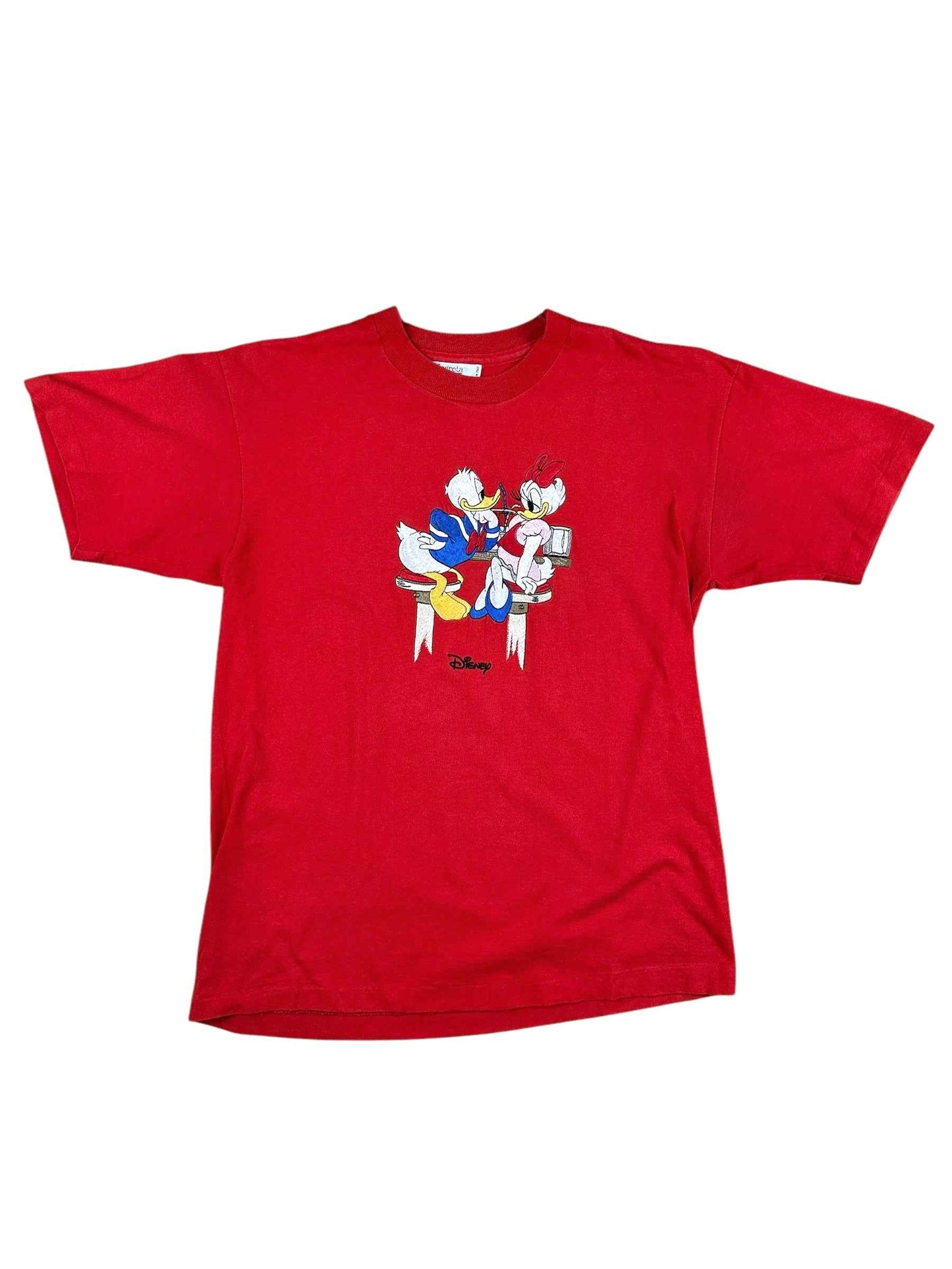 T-shirt Disney con ricamo Paperino e Paperina
