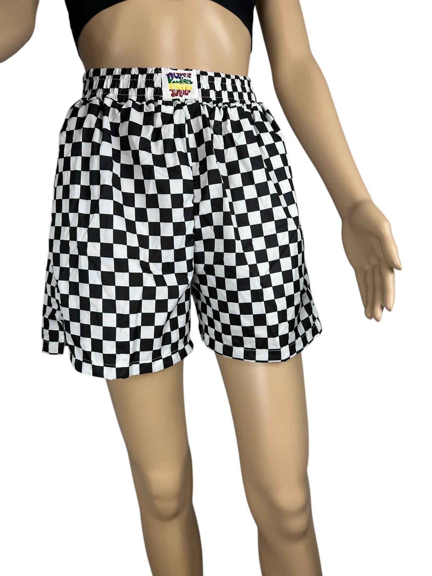 Shorts da donna a scacchi
