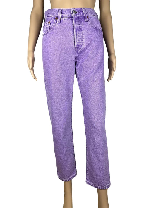 Jeans da donna Levi's 501 viola