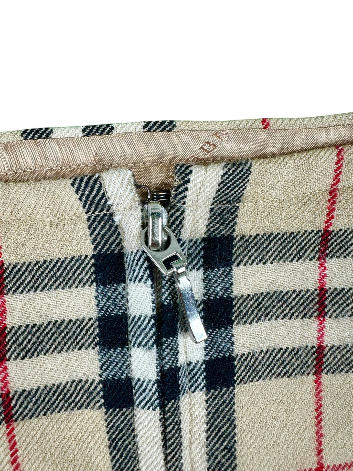 Burberry style women's skirt
