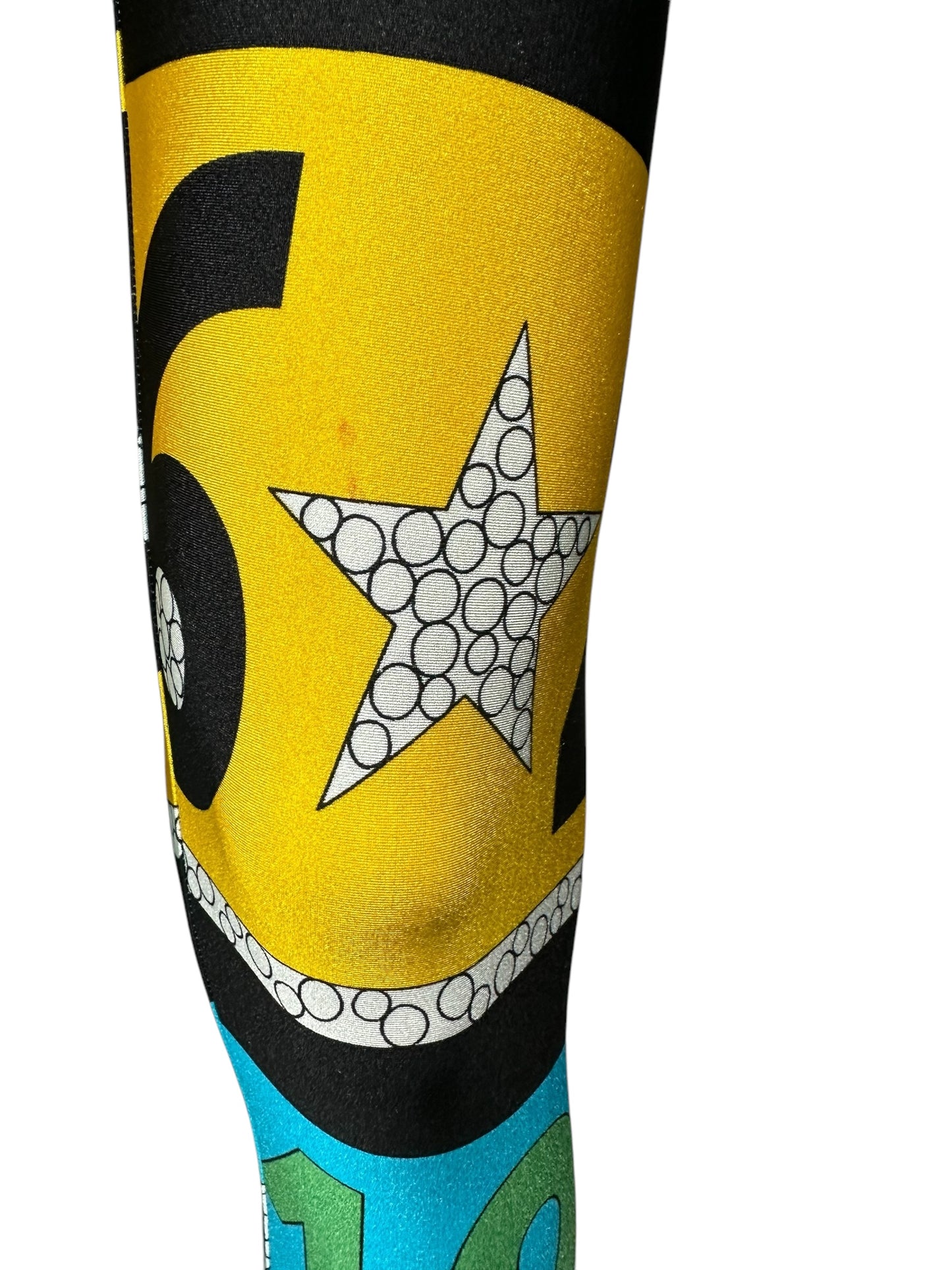 Leggings vintage anni '90 a fantasia
