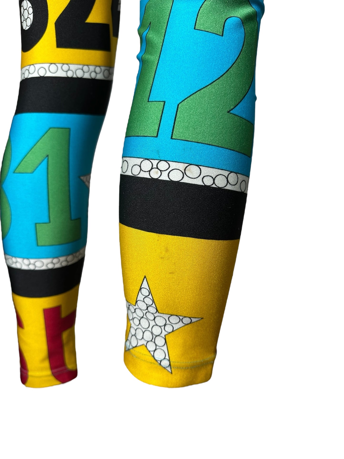 Leggings vintage anni '90 a fantasia