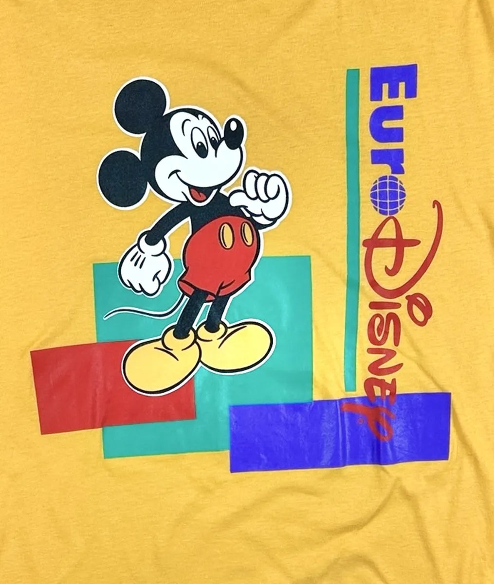 T-shirt vintage Euro Disney con Topolino