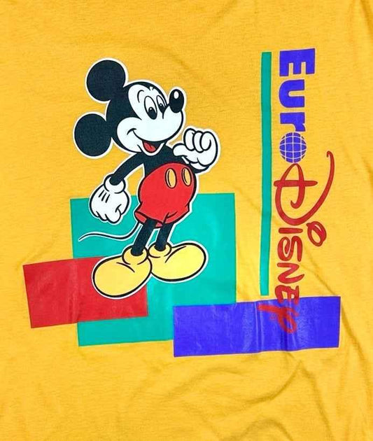 T-shirt vintage Euro Disney con Topolino - Yup Vintage