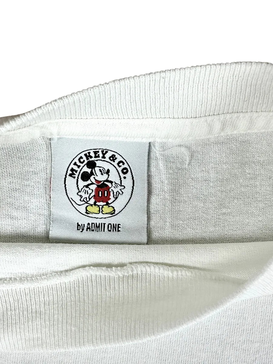 T-shirt Vintage Topolino Bianca - Made in Canada