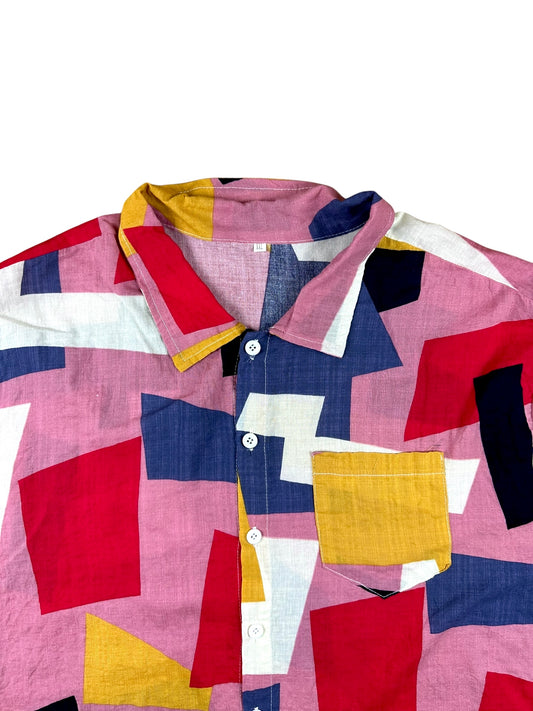 Camicia a maniche corte da uomo– abbigliamento vintage - vestiti vintage