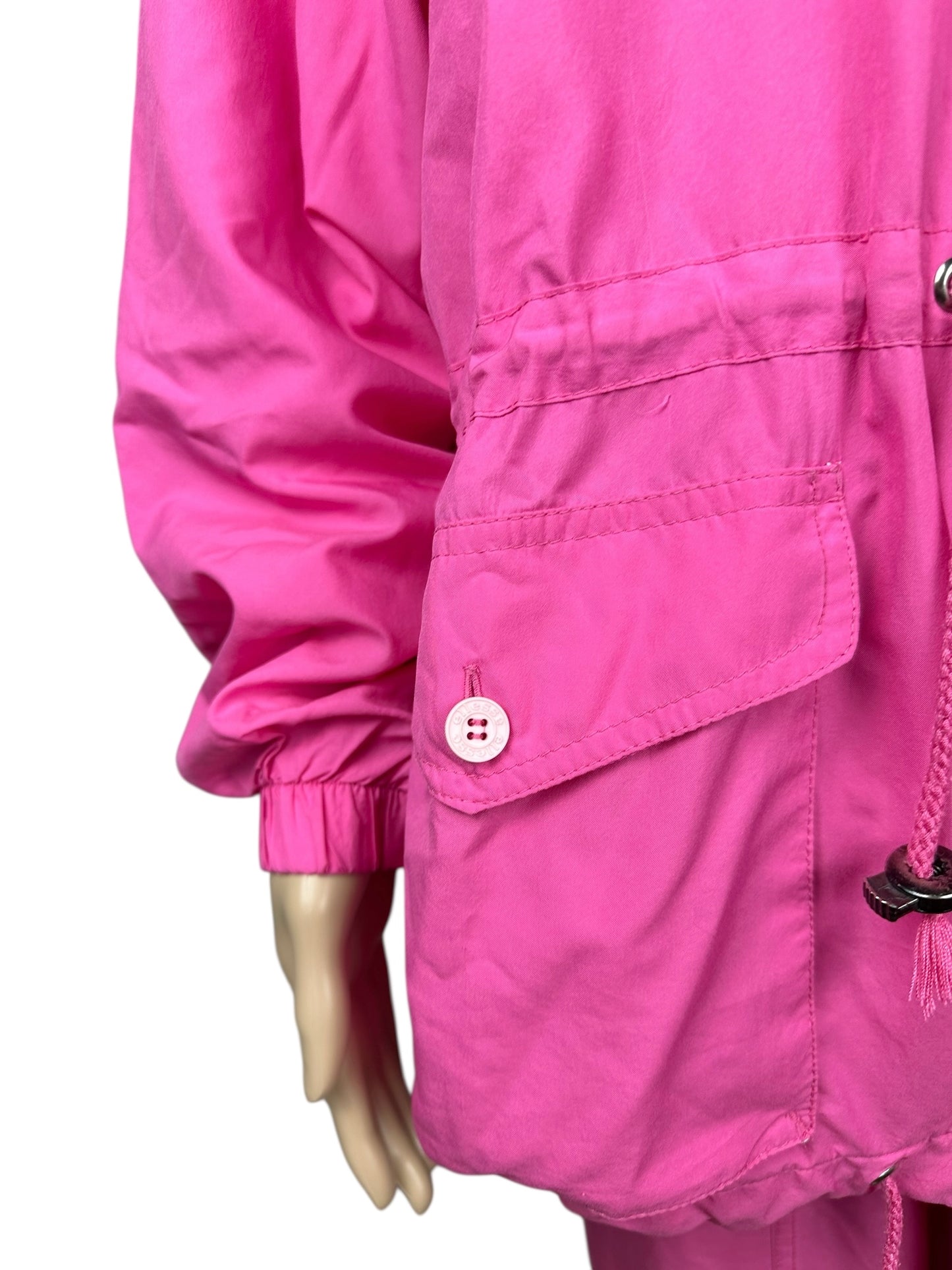 Ellesse - Mono de una pieza vintage rosa de los años 90, talla S/M