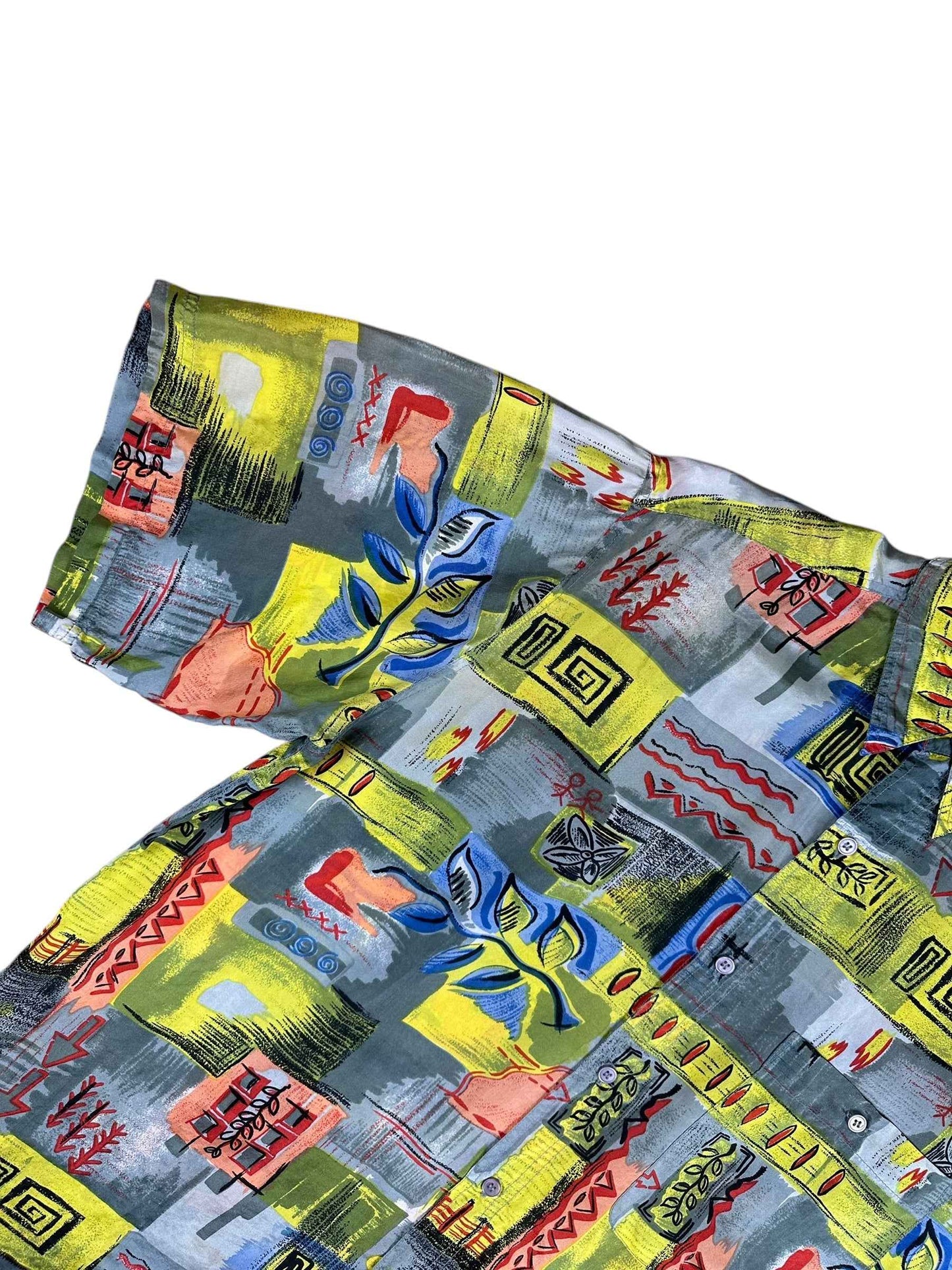 Camicia da uomo a fantasia 100% seta