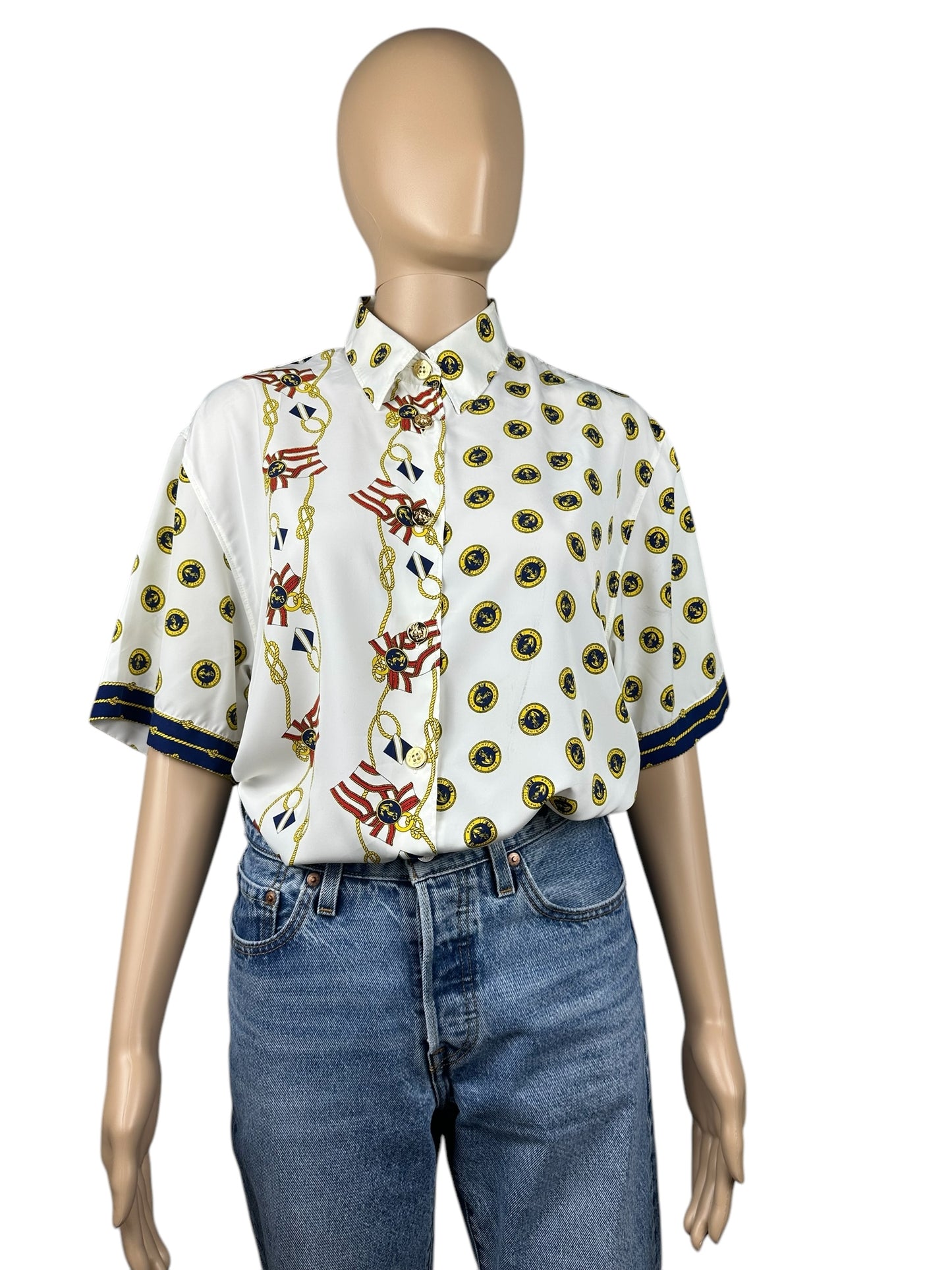 Women's nautical pattern shirt