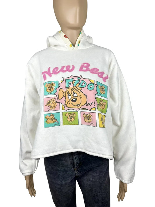 Felpa da donna con cappuccio anni 90